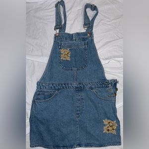 Size 27 Denim Overall Dress from Forever 21